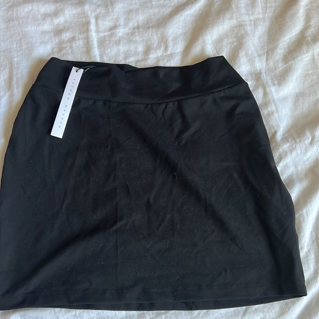 Revolve  Susana Monaco Brand  New Tight Black Skirt